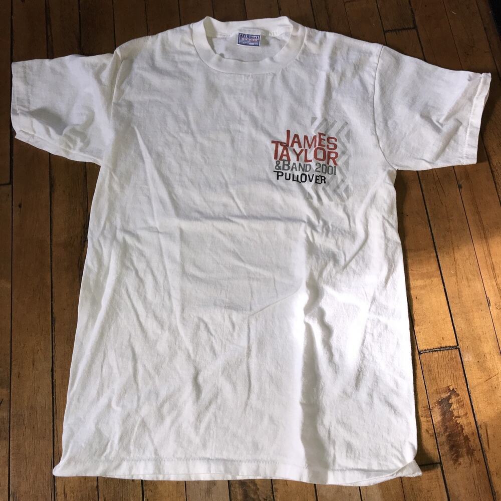 James Taylor‎ & Band 2001 Pullover Your Tee Adult Medium EUC